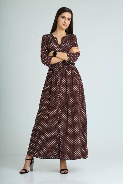 Платье Celentano 1937 шоколадный - фото 5