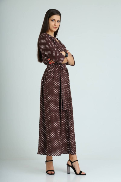 Платье Celentano 1937 шоколадный - фото 2