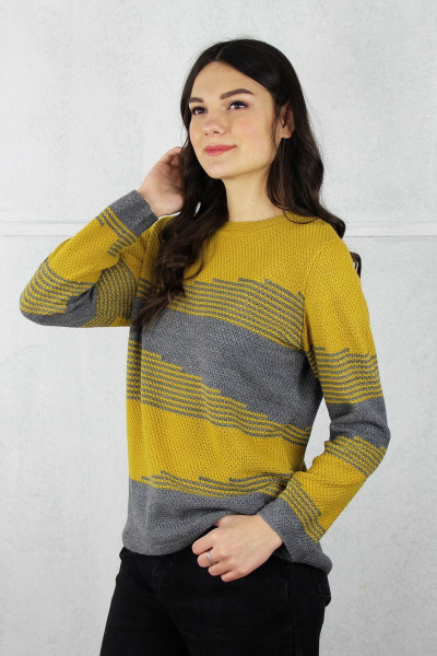 Джемпер Полесье С1803-20 0С2187-Д43 158,164 горчица_(сл) - фото 2