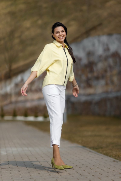 Бомбер YFS 6613 лимонный - фото 3