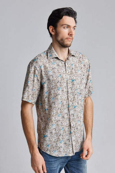 Рубашка Nadex 01-018222/513_182-188 бежевый - фото 1