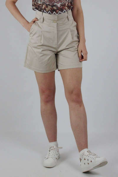 Шорты VLADOR 500429-1 бежевый - фото 4