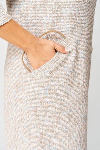 Платье Koketka i K 1310 бежевый - фото 10