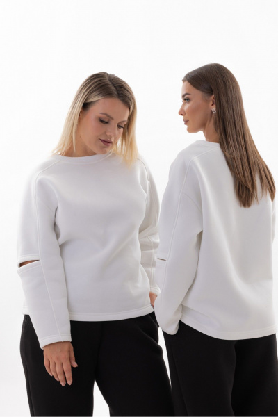 Свитшот Kivviwear 4223.01 экрю - фото 13