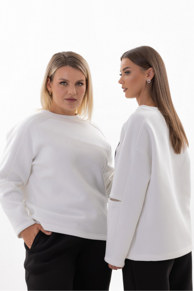 Свитшот Kivviwear 4223.01 экрю - фото 12