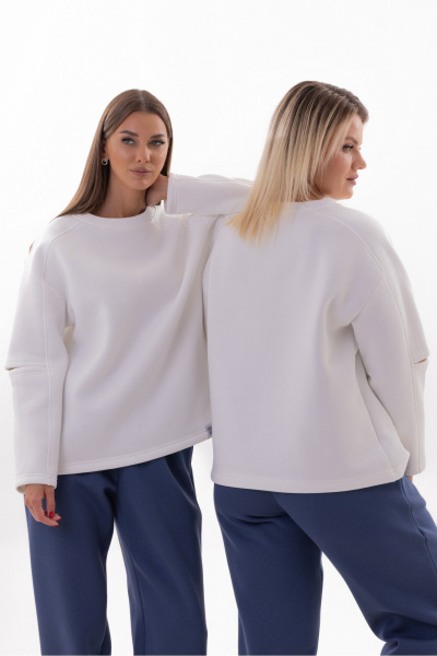 Свитшот Kivviwear 4223.01 экрю - фото 11