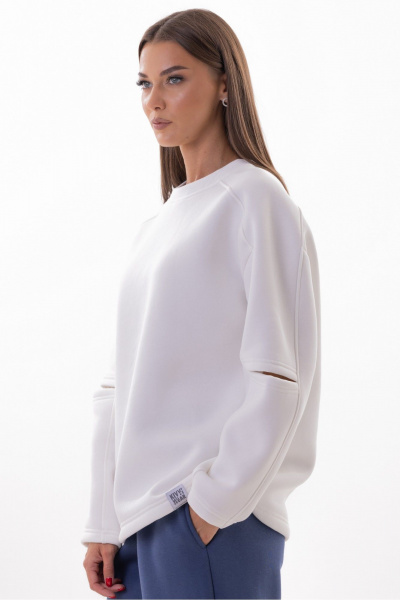 Свитшот Kivviwear 4223.01 экрю - фото 8