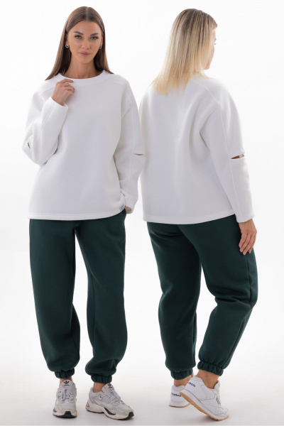 Свитшот Kivviwear 4223.01 экрю - фото 6