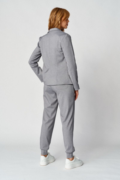 Брюки, жакет Almirastyle 111 серый - фото 4