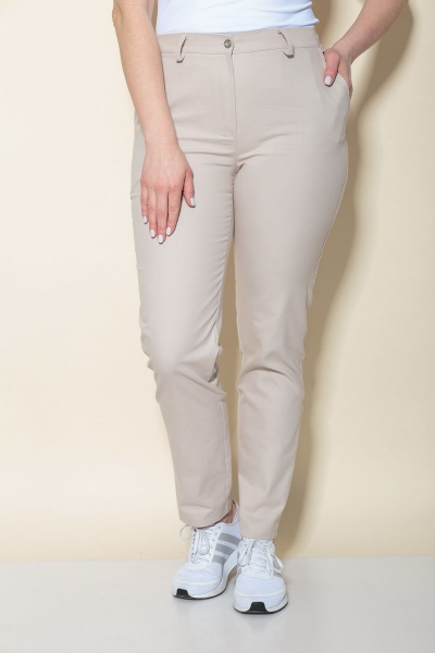 Брюки БАГРЯНИЦА 1896-1 бежевый - фото 1