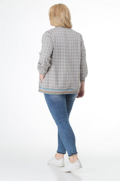 Жакет из текстиля с застежкой на молнию и карманами Кэтисбел 117 - фото 5