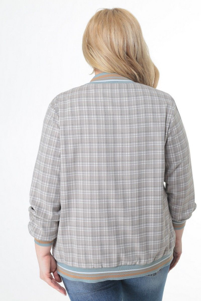 Жакет из текстиля с застежкой на молнию и карманами Кэтисбел 117 - фото 4