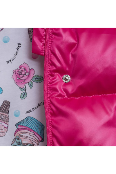 Комбинезон и куртка для девочки из сатин-таффеты Bell Bimbo 183005 малина - фото 6