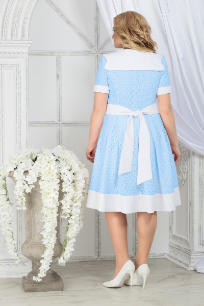 Платье Ninele 5825 голубой - фото 2