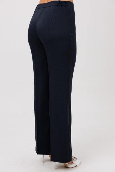 Блуза, брюки, жилет Mubliz 286 графит_пудра_цветы - фото 19