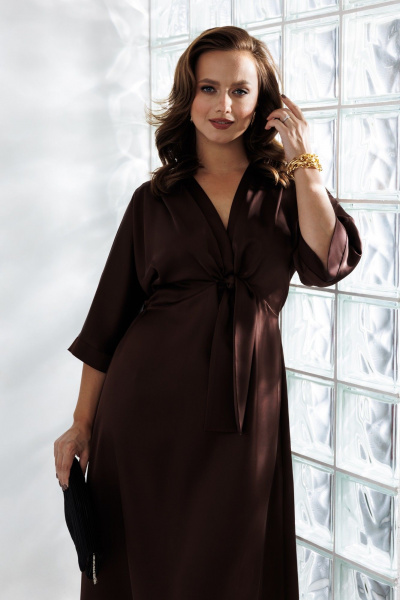 Платье Mubliz 288 шоколад - фото 8