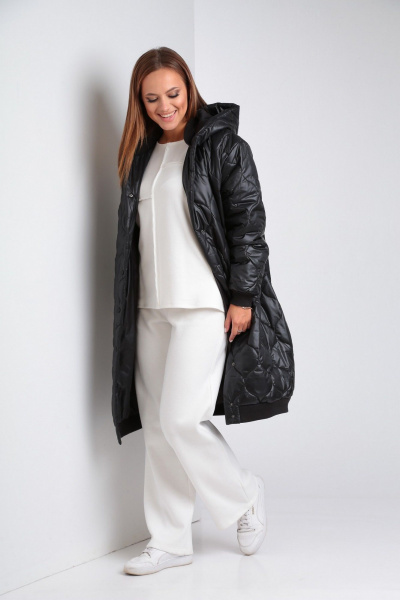 Пальто Диомант 1919 черный - фото 9