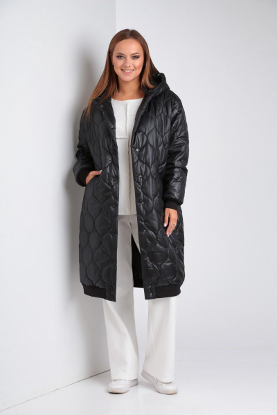 Пальто Диомант 1919 черный - фото 8