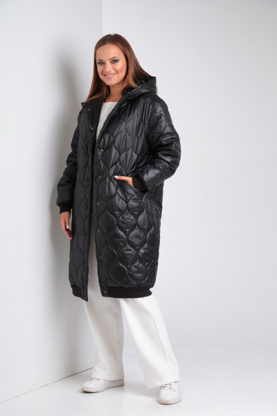 Пальто Диомант 1919 черный - фото 6