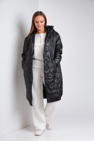 Пальто Диомант 1919 черный - фото 5