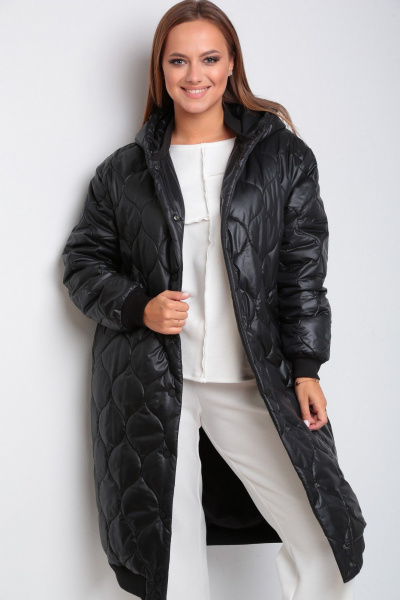 Пальто Диомант 1919 черный - фото 2