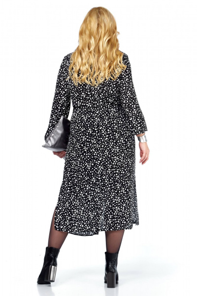 Платье Anastasia 1270.1 черно-белый - фото 8