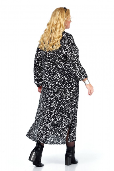 Платье Anastasia 1270.2 черно-белый - фото 7