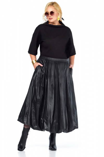 Блуза, юбка Anastasia 1280 черный - фото 4