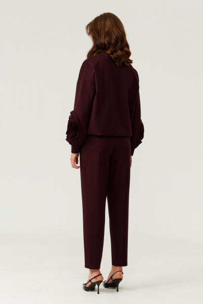 Брюки Панда 14263 бордовый - фото 4