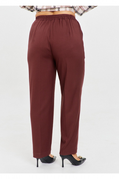 Брюки, жакет OVERYOU М216/1 бежево-терракотовый - фото 5