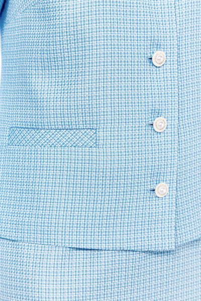 Жакет, юбка MALI 725-070 голубой - фото 9