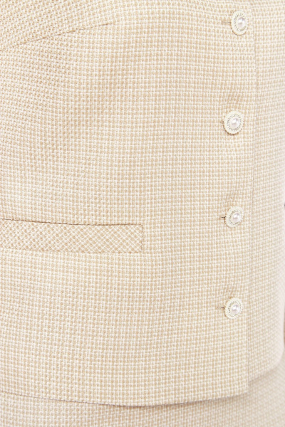 Жакет, юбка MALI 725-070 бежевый - фото 10