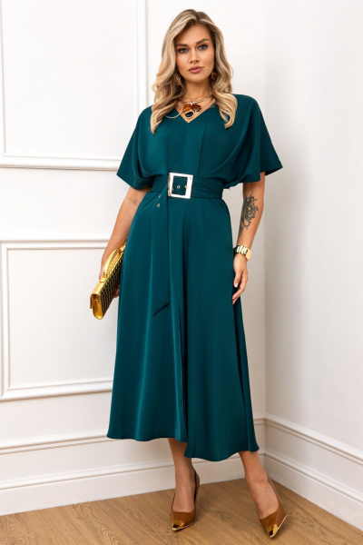 Платье AGATTI 5398-8 изумруд - фото 2