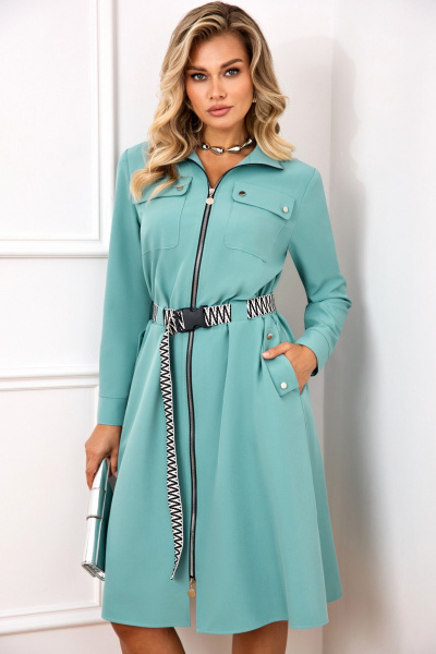 Платье AGATTI 5812 бирюза - фото 5