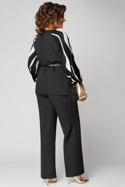 Блуза, брюки Мишель стиль 1305 черный - фото 8