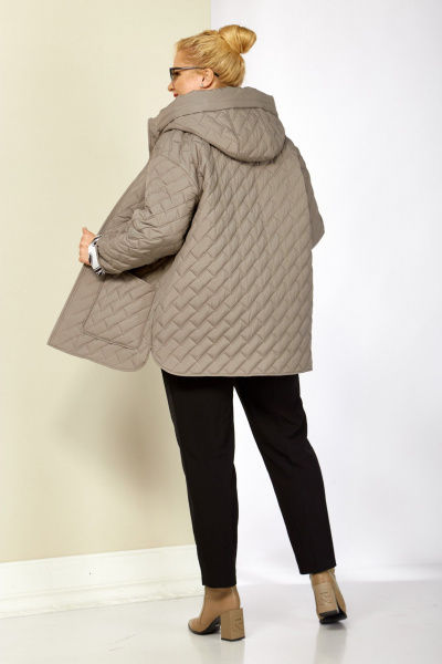 Куртка Shetti 2199 бежево-серый - фото 11