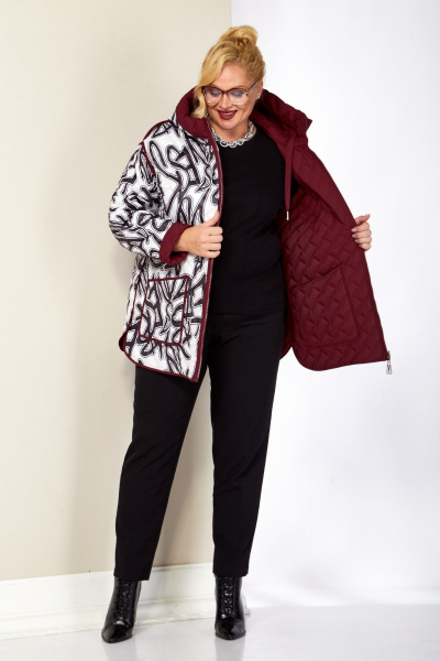 Куртка Shetti 2199 винный - фото 8