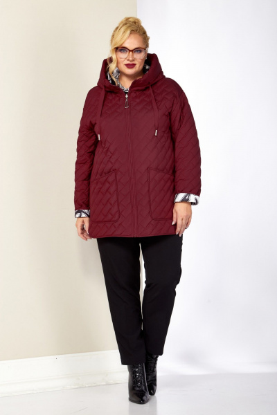 Куртка Shetti 2199 винный - фото 4