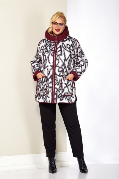 Куртка Shetti 2199 винный - фото 2