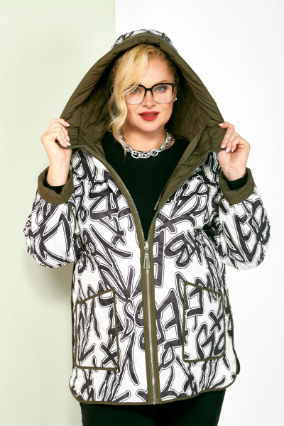 Куртка Shetti 2199 оливковый - фото 7