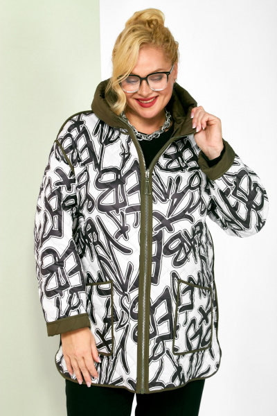 Куртка Shetti 2199 оливковый - фото 6