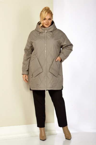 Куртка Shetti 2198 бежево-серый - фото 1