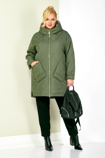Куртка Shetti 2198 олива - фото 7