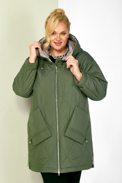 Куртка Shetti 2198 олива - фото 6