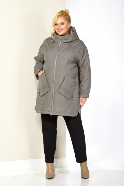 Куртка Shetti 2198 светло-серый - фото 7