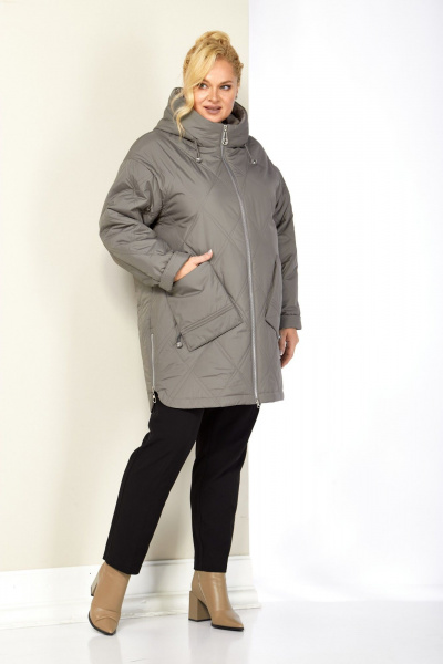 Куртка Shetti 2198 светло-серый - фото 3
