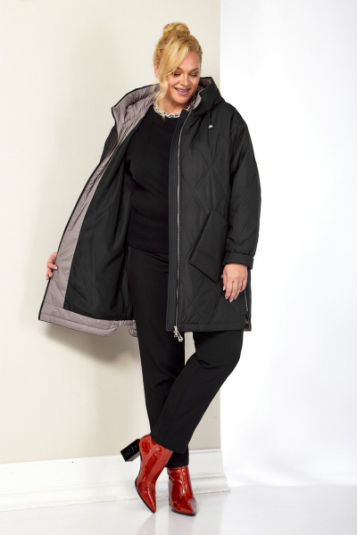 Куртка Shetti 2198 черный - фото 8