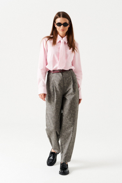 Брюки ELLETTO 2353 серый - фото 2