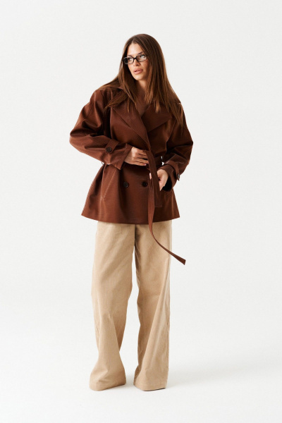 Куртка ELLETTO 3885 коричневый - фото 6