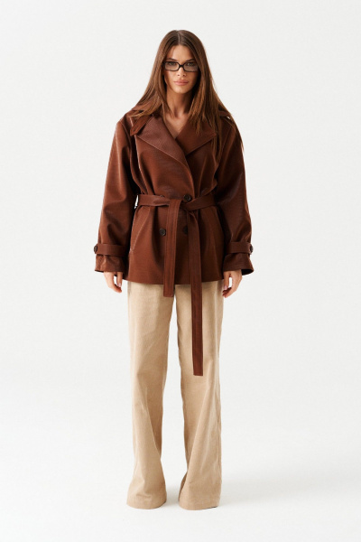 Куртка ELLETTO 3885 коричневый - фото 5